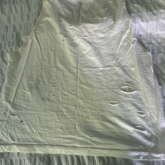 URBAN OUTFITTERS Size Small Tank w/holes - Picture 2 of 2